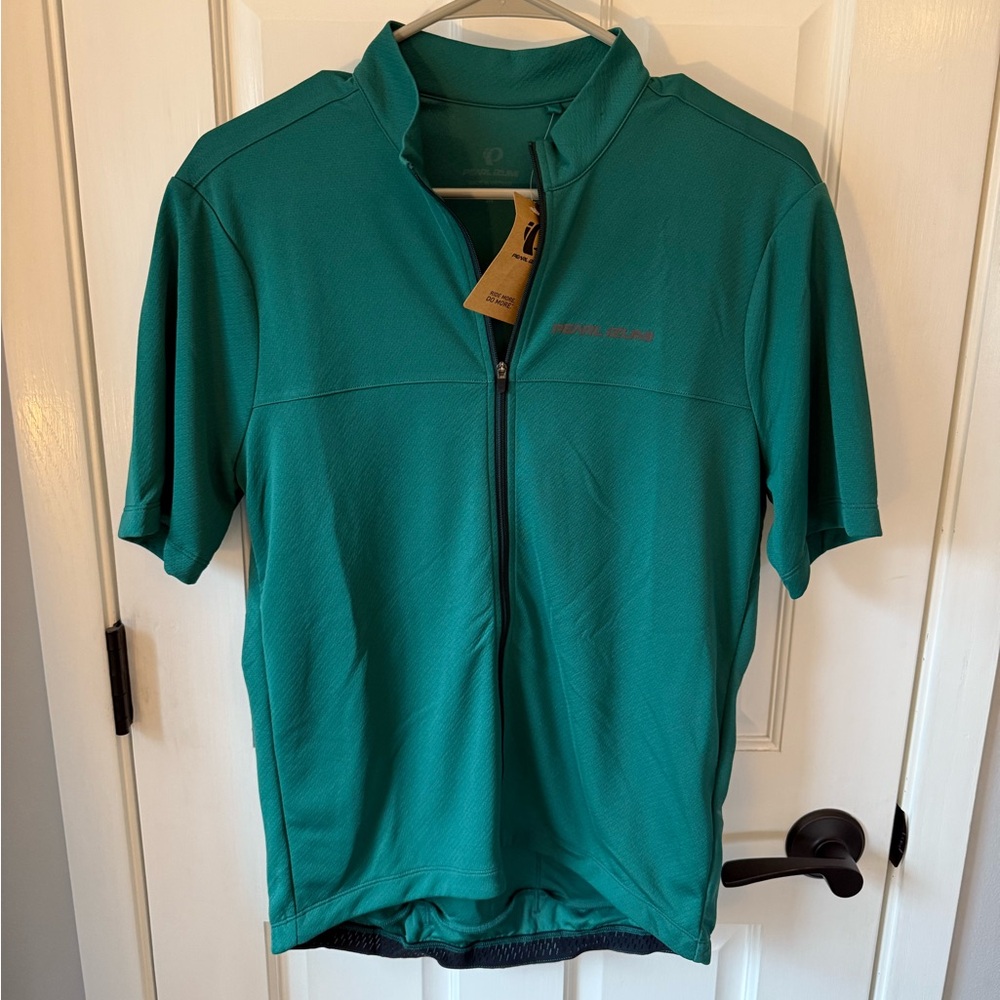 Pearl Izumi Teal Green Short Sleeve Cycling Jersey